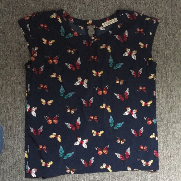 Abercrombie & Fitch slit back blouse - Picture 3 of 5